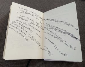 night writing 3.3.20.