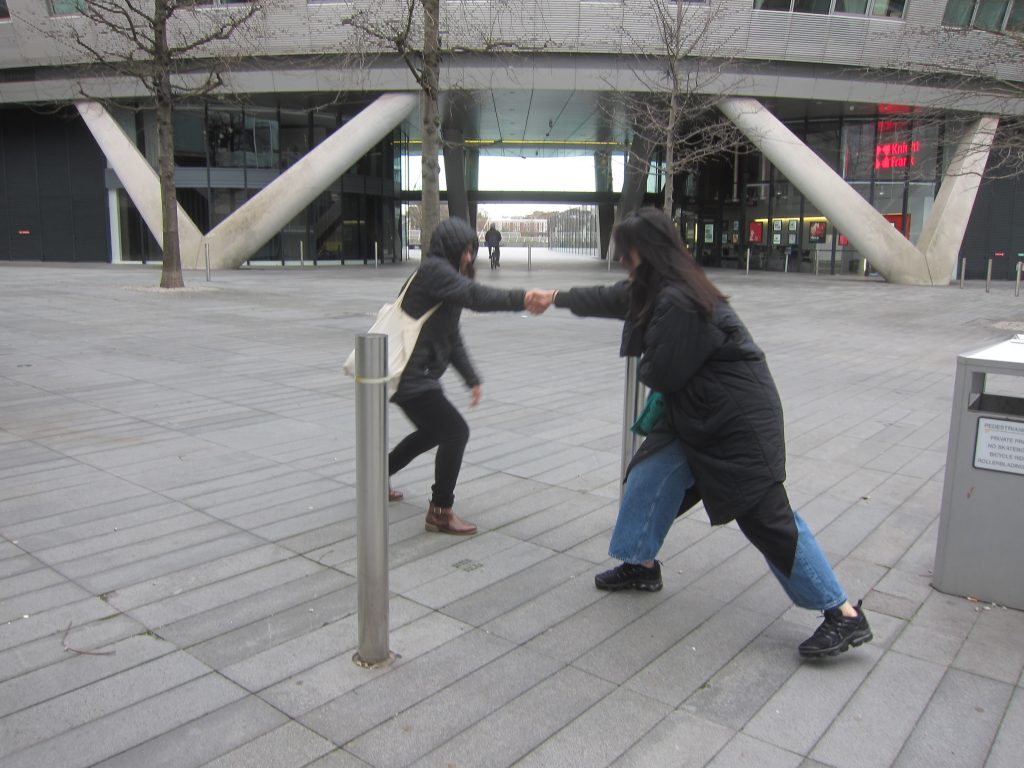 Experiments with the edges of walking